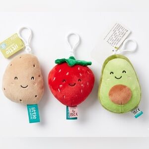 Plush Infant Keychains / Attachments (Set of 3)